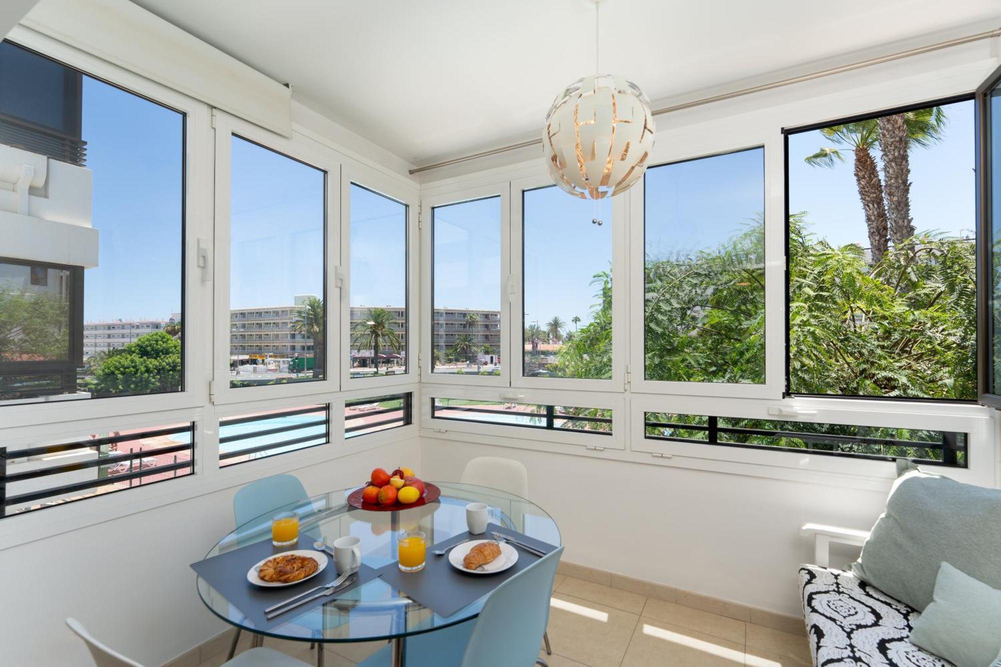 Garden View Apartment Iguazu 3 Near Yumbo بلايا ديل إنغلز المظهر الخارجي الصورة